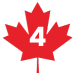 Number 4 in Maple Leaf